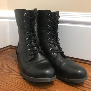 Black Combat Boots